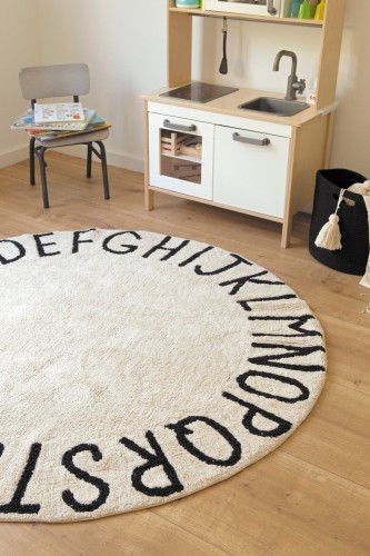 Dywan ABC ROUND FI 150 cm NATURAL