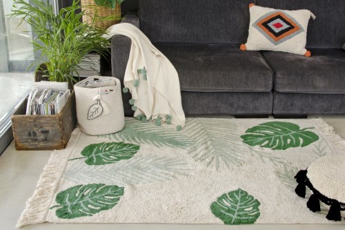 Dywan TROPICAL green 140x200cm - BOTANIC PLANTS