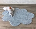 Dywan w kształcie CHMURKI z poduszką - Puffy Dream Blue - Zdjęcie 3
