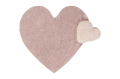 Dywan w kształcie SERCA z poduszką - Puffy Love Nude - Zdjęcie 2