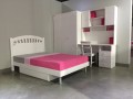 Biurko proste FIORI New Edition z nadstawką - solidne dziecięce białe biurko -fronty laminowane - Zdjęcie 16