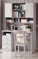 Biurko proste FIORI New Edition z nadstawką - solidne dziecięce białe biurko -fronty laminowane - Zdjęcie 19