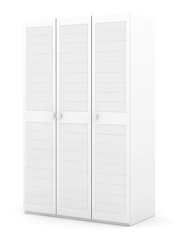 Szafa trzydrzwiowa FIORI New Edition - biała fronty laminowane