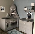 Komoda 4 szuflady Ines Grey szara - Bellamy  - Zdjęcie 5