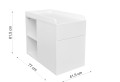 Wielofunkcyjne łóżeczko 70X120 cm tapczanik 70x160 cm z szufladą - UP! firmy Bellamy  - Zdjęcie 22