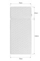 MATERAC 70X120 + 40X70  do łóżeczka UP!  - Zdjęcie 2