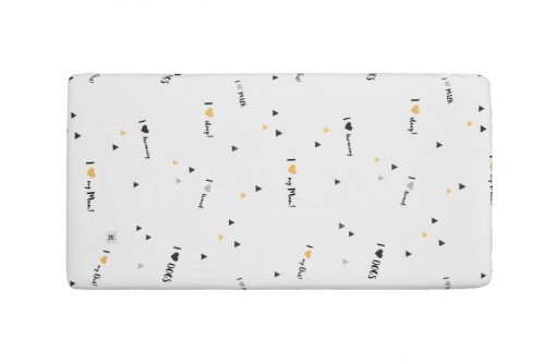 Prześcieradło 40x90 cm  I love - Bellamy 