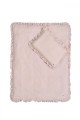 Pościel lniana z falbanką dusty pink M - Bellamy - Zdjęcie 2