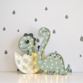  Dino, Dinozaur w skorupce, lampa z drewna Lights My Love - Zdjęcie 5