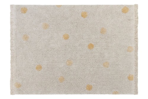 Dywan Hippy Dots Natural Honey 120x160 - Lorena Canals