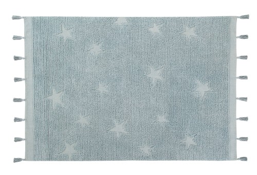  Dywan Hippy Stars Aqua Blue 120x175cm - Lorena Canals