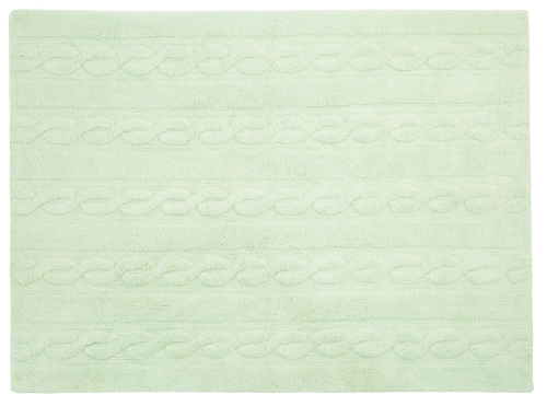 Dywan TRENZAS 120x160cm - Soft Mint BRAIDS