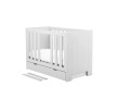 Łóżeczko BIAŁE CALMO 60x120 meble MDF, PINIO - Zdjęcie 4