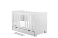 Łóżeczko BIAŁE CALMO 70x140 dziecięce MDF, PINIO - Zdjęcie 5