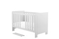 Łóżeczko BIAŁE CALMO 70x140 dziecięce MDF, PINIO - Zdjęcie 3