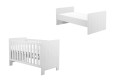 Łóżeczko BIAŁE CALMO 70x140 dziecięce MDF, PINIO - Zdjęcie 1