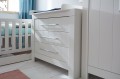 Komoda BIAŁA 3 szufladowa CALMO meble MDF dziecięca - Zdjęcie 2