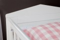 Łóżeczko MARSYLIA MDF 60x120, białe dla noworodka PINIO - Zdjęcie 7