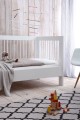 Łóżeczko BASIC 60x120 białe klasyczne proste, PINIO - Zdjęcie 9