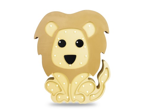 LEW, lampa drewniana lion safari Lights My Love