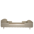 Łóżko 90x200 tapczanik Babushka, oliwkowe (Olive) Babuszka retro dla dziecka - dostawa gratis - Zdjęcie 2