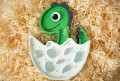  Dino, Dinozaur w skorupce, lampa z drewna Lights My Love - Zdjęcie 7