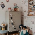 Komoda Babushka, oliwkowy kolor (Olive) komoda w stylu retro dla dzieci - dostawa gratis - Zdjęcie 8