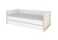 Łóżko 90x200 cm  Pinette z białą szufladą - Bellamy - Zdjęcie 1