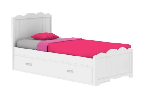 Łóżko 90 AMELIA New Edition z jedną dużą szufladą