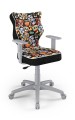DUO SZARE rozmiar 5 - krzesło obrotowe - różne kolory siedziska - Zdjęcie 34