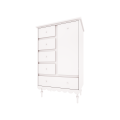 Komoda Babushka, złamana biel (White) biała dziecięca Babuszka - dostawa gratis - Zdjęcie 14