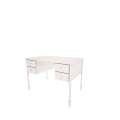 Biurko Babushka, złamana biel (White) białe młodzieżowe Babuszka - dostawa gratis - Zdjęcie 8