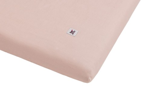 Lniane prześcieradło 70x120 dusty pink UP! - Bellamy