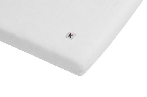 Lniane przescieradlo 70x120 snowy white UP!