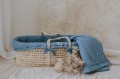 Zestaw tekstyliów FINE BLUE do Kosza Mojżeszowego - Zdjęcie 6