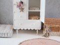 Komoda Babushka, złamana biel (White) biała dziecięca Babuszka - dostawa gratis - Zdjęcie 3