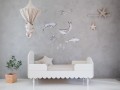 Łóżeczko 70x140, sofa, tapczanik dziecięcy Babushka, złamana biel (White) białe dla dziewczynki - dostawa gratis - Zdjęcie 4