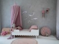Łóżeczko 70x140, sofa, tapczanik dziecięcy Babushka, złamana biel (White) białe dla dziewczynki - dostawa gratis - Zdjęcie 13