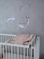 Łóżeczko 70x140, sofa, tapczanik dziecięcy Babushka, złamana biel (White) białe dla dziewczynki - dostawa gratis - Zdjęcie 3