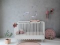 Łóżeczko 70x140, sofa, tapczanik dziecięcy Babushka, złamana biel (White) białe dla dziewczynki - dostawa gratis - Zdjęcie 9