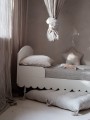 Łóżko 90x200 tapczanik Babushka, złamana biel (White) białe młodzieżowe łóżko Babuszka - dostawa gratis - Zdjęcie 4