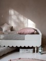 Łóżko 90x200 tapczanik Babushka, złamana biel (White) białe młodzieżowe łóżko Babuszka - dostawa gratis - Zdjęcie 5