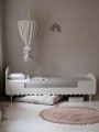 Łóżko 90x200 tapczanik Babushka, złamana biel (White) białe młodzieżowe łóżko Babuszka - dostawa gratis - Zdjęcie 12