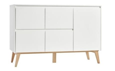 Komoda 4 szuflady i 1 drzwi SWING - Pinio