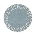 Dywan ABC ROUND FI 150 cm Vintage Blue - Zdjęcie 1