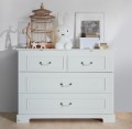 Komoda 4 szuflady Ines elegant White - Bellamy   - Zdjęcie 1