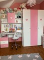Nadstawka na biurko 120 cm  - Mary Pink regał dla dziewczynki - Zdjęcie 3