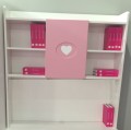 Nadstawka na biurko 120 cm  - Mary Pink regał dla dziewczynki - Zdjęcie 4