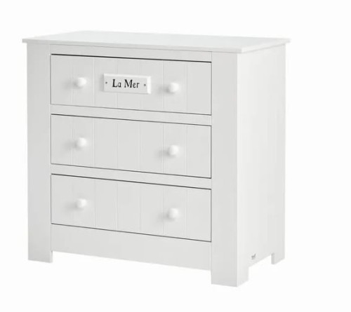 Komoda 3 szuflady Marsylia do pokoju dziecka MDF, PINIO