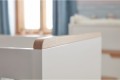 Łóżeczko 60x120 cm Snap biel i drewno firmy Pinio - Zdjęcie 3
